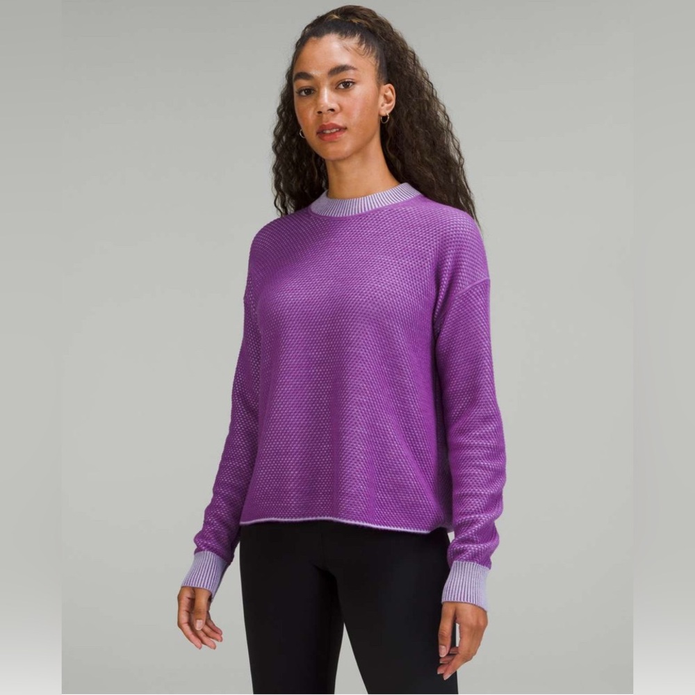 Lululemon Reversible Double Knit Crewneck Sweater - Picture 2 of 8